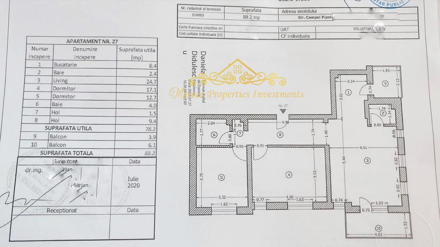Apartament 3 camere vedere lac Băneasa - Pipera, cu parcare
