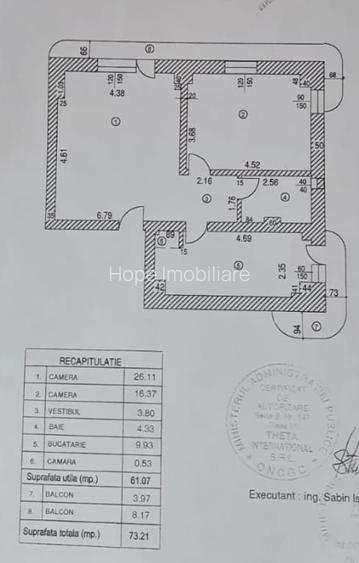 Unirii-Fantani-Apartament de 2 camere - decomandat - 6