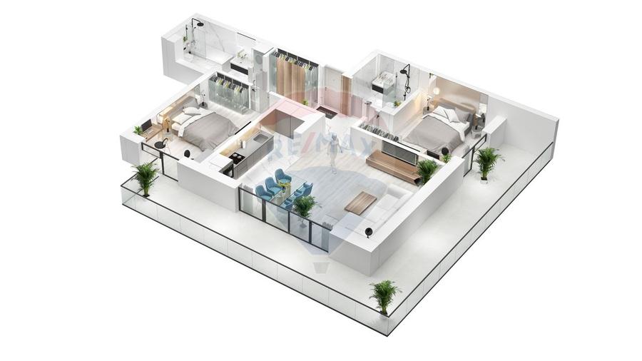 Apartament 3 camere de vanzare