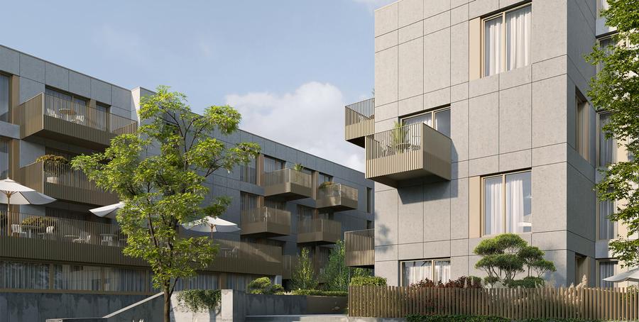 2 camere cu două balcoane | Sisesti | Ansamblu rezidential cu vedere la lac
