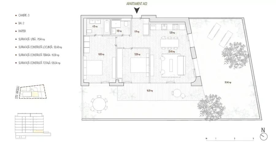 Apartament 3 camere cu gradina proprie| Parc Cismigiu I Metrou Eroilor I - 16