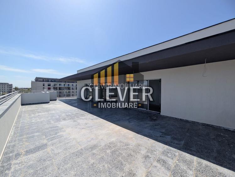 Penthouse exclusivist cu terasa de 82 mp si living de 60 mp – Pallady