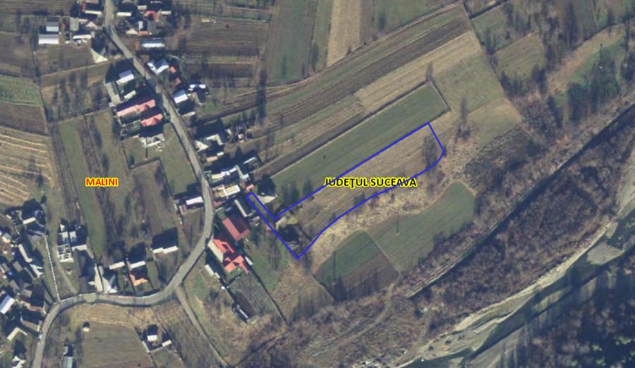 Casa cu teren în Malini , Suceava , teren 6000 mp