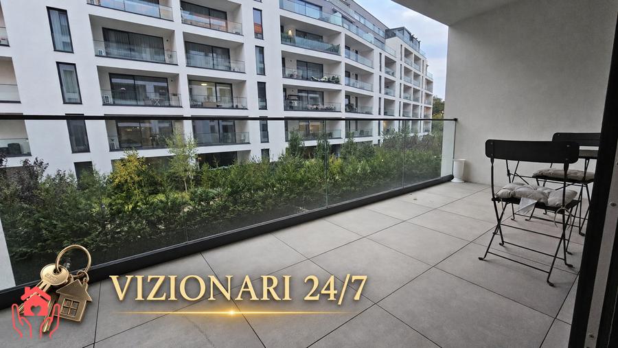 Baneasa Shopping City(THE IVY)-3 camere, 104 mp, mobilier ROVERE, terase, garaj!