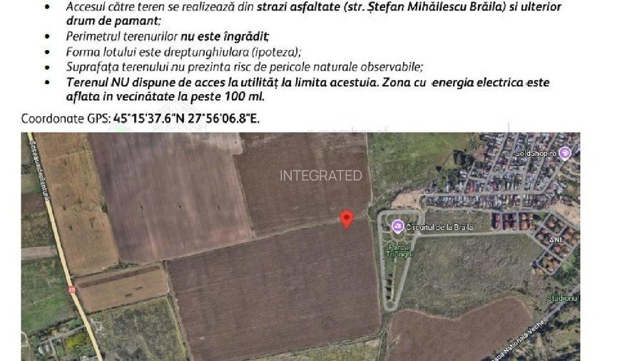 BRAILA, Zona Lacul Dulce,  Teren Intravilan 2 Hectare - 2