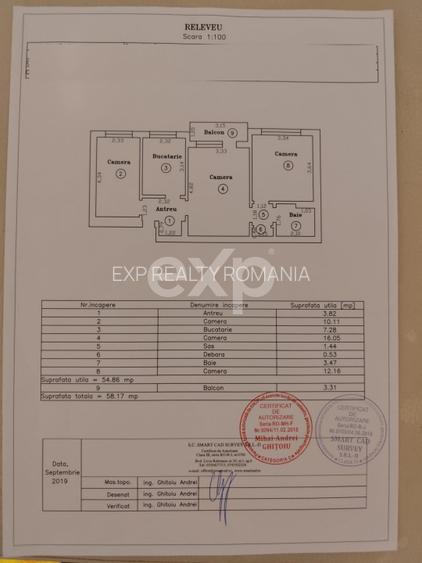 Apartament 3 camere Grigorescu, gata de mutat. - 13