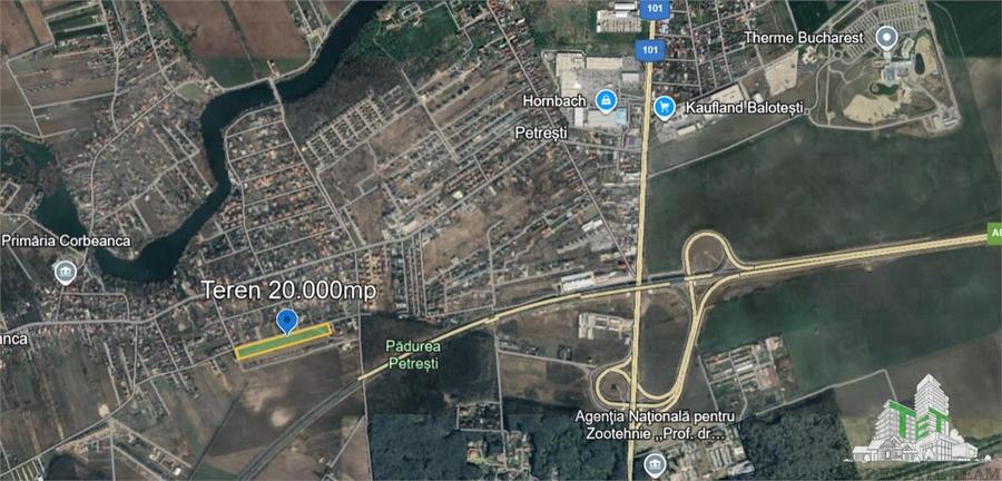 Teren 20.000mp Corbeanca