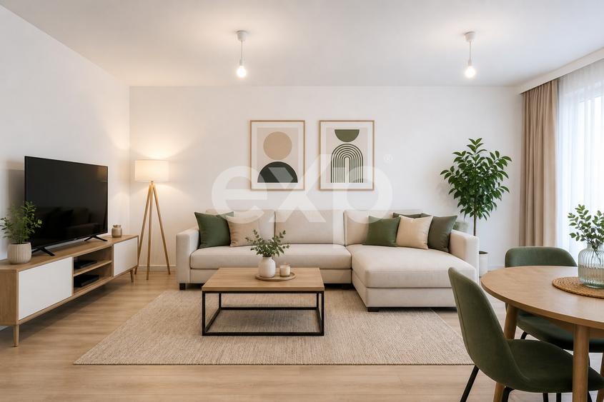 Apartament de 2 camere | 58 utili | Urban Plaza | nemobilat