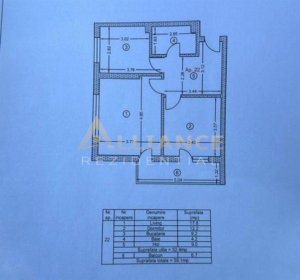 Apartament 2 camere