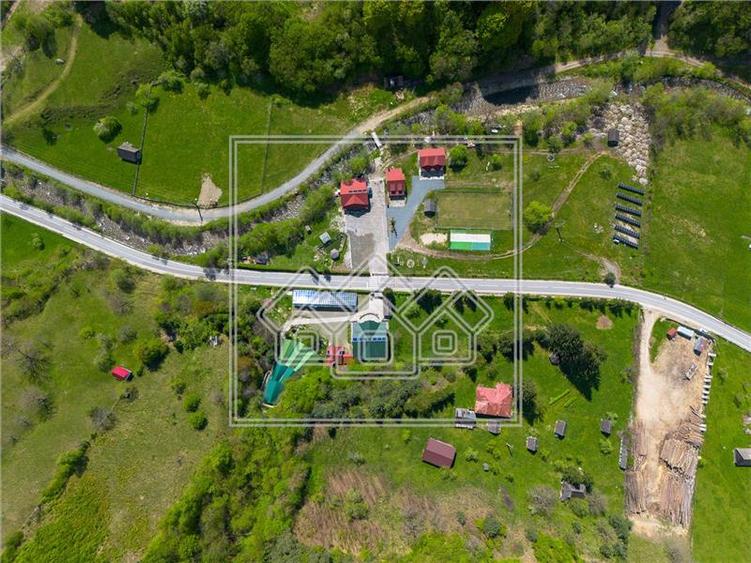 Complex turistic complet functional-zona Raul Sadului-afacere la cheie