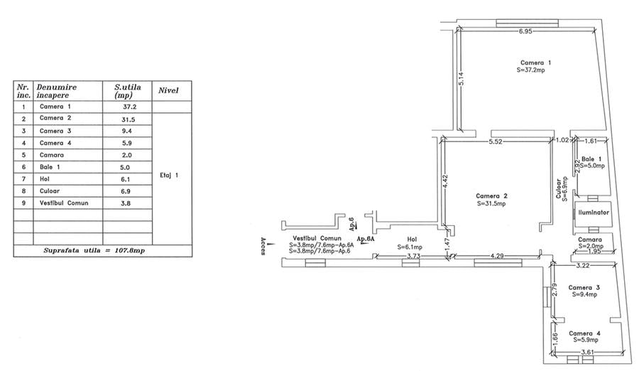 Apartament deosebit, situat in centrul Timisoarei