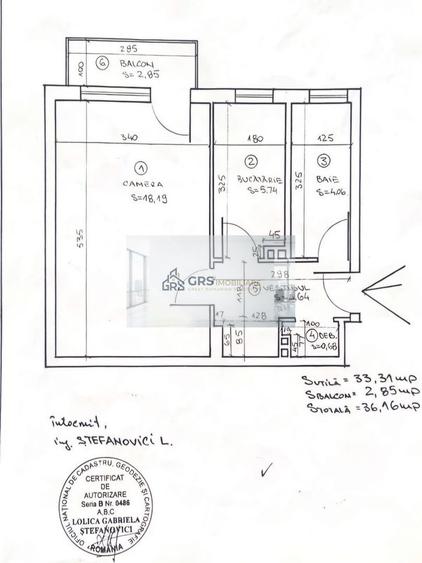Garsoniera 36mp, Bulevardul Theodor Pallady, Sector 3