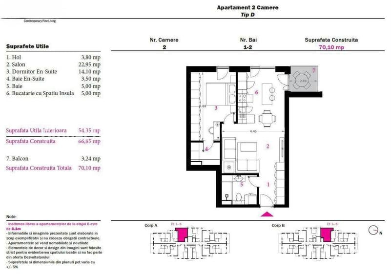Apartament 2 camere premium | Pipera Plaza