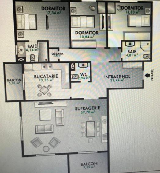 Apartament 4 camere | Emerald Residence | Tei | 2 Terase | 2 Parcări