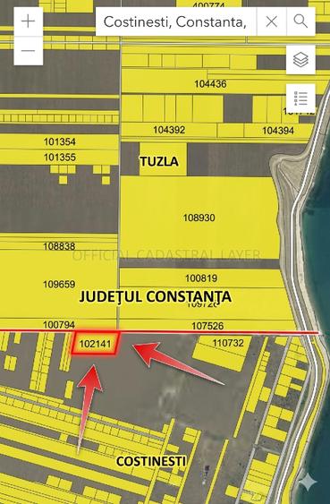 Teren 7000mp Costinesti P+7 | Langa Proiect NIBIRU | Front 120m