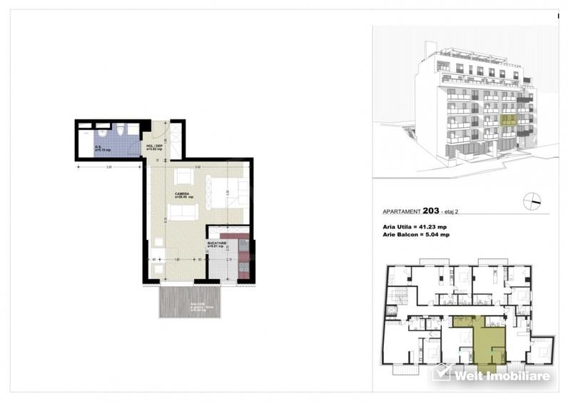 Apartamente premium cu 1 camera, preturi promotionale, zona Calea Dorobantilor!