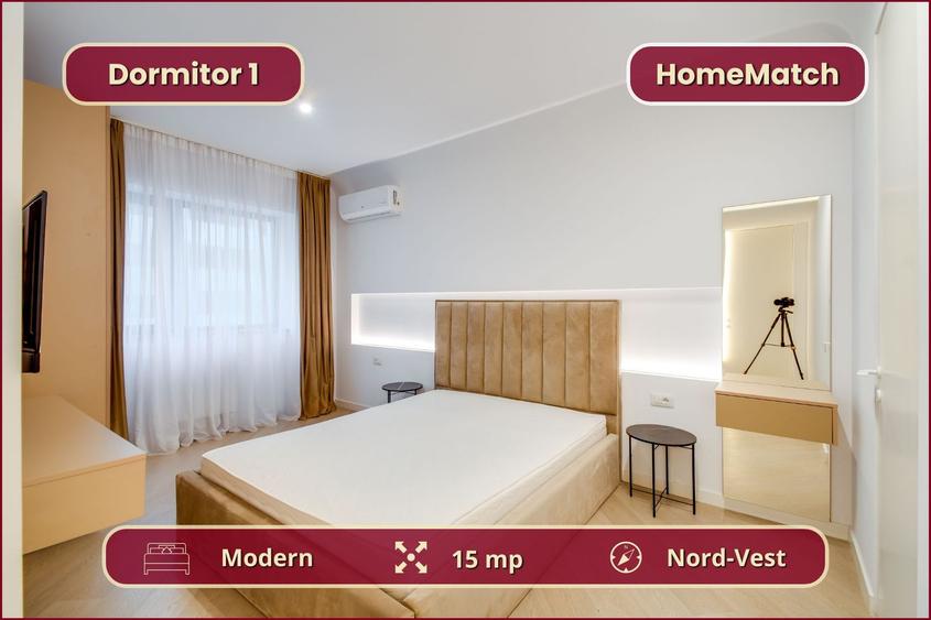 Cortina North || 3 camere || 2 dormitoare || Parcare