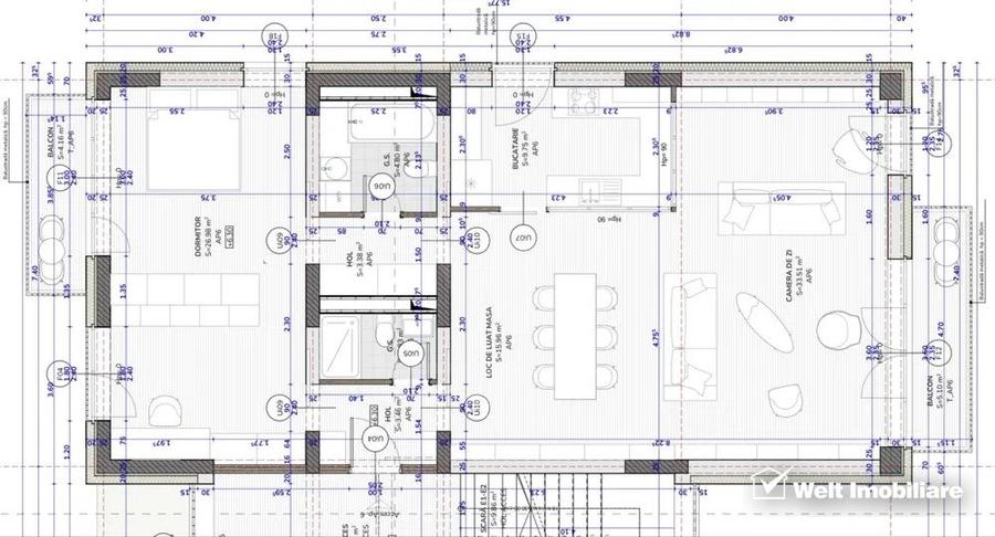 Apartament de vanzare 100mp utili, Eugen Ionesco