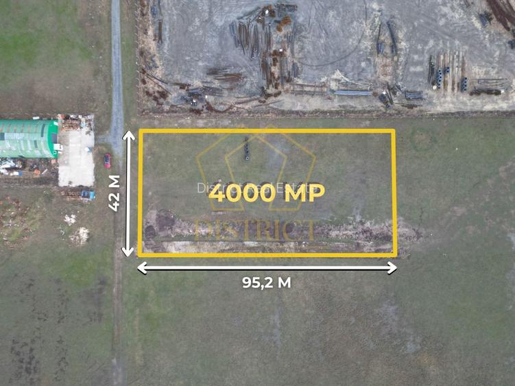 Teren industrial 4.000 mp, parcelabil, POT 80% I Săcălaz - 2