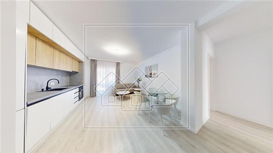 Apart. 3 camere si balcon, 61.2mp utili, predare la alb, Doamna Stanca