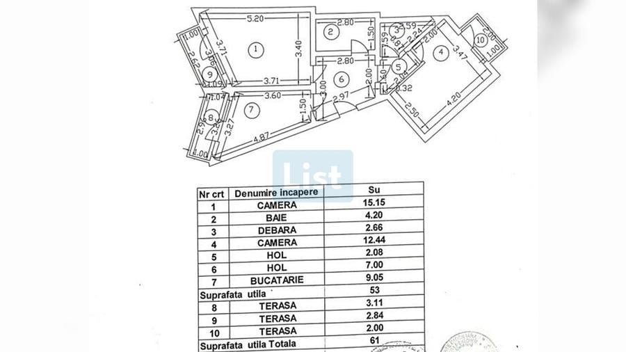 Apartament 2 camere | 3 balcoane | B-dul Tudor Vladimirescu|