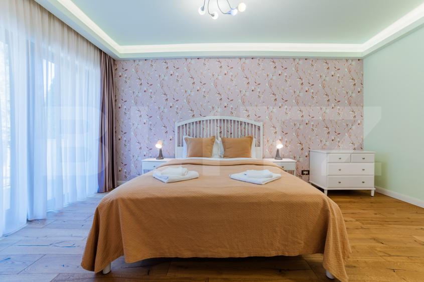 Vila de lux de inchiriat, 240 mp, 800 mp teren, zona Noua