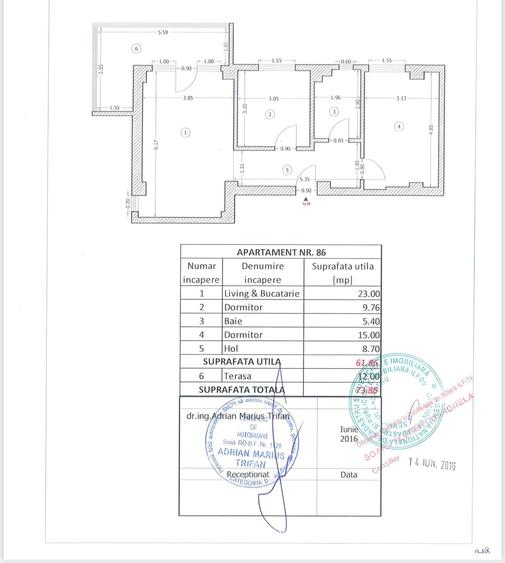 Apartament 3 camere Mobilat si Utilat Militari Residence/ Tineretului