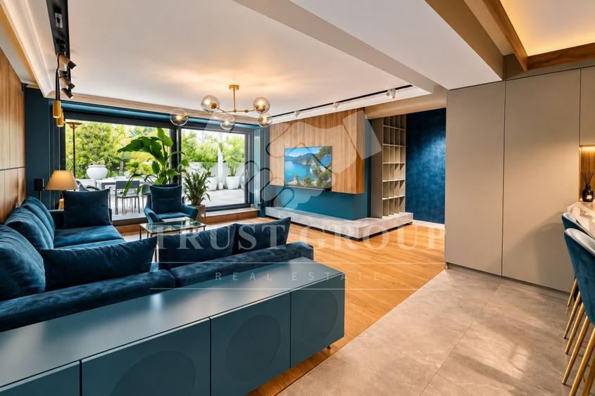 Herastrau | Apartament 3 camere + Garsoniera | Curte intima | 2 Parcari + Boxa