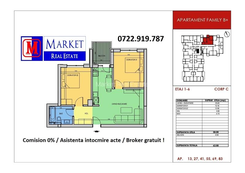 Apartament 3 camere - Metrou Berceni (400 metri) - Finalizat / Acte gata - 6