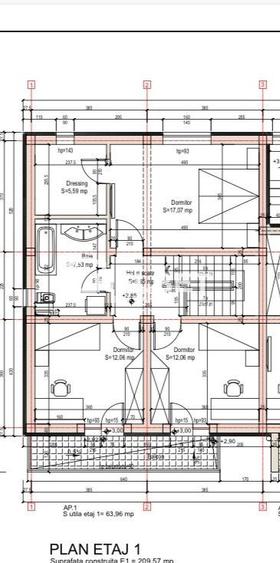 DUPLEX / 4 CAMERE / PREDARE LA CHEIE / SANPETRU