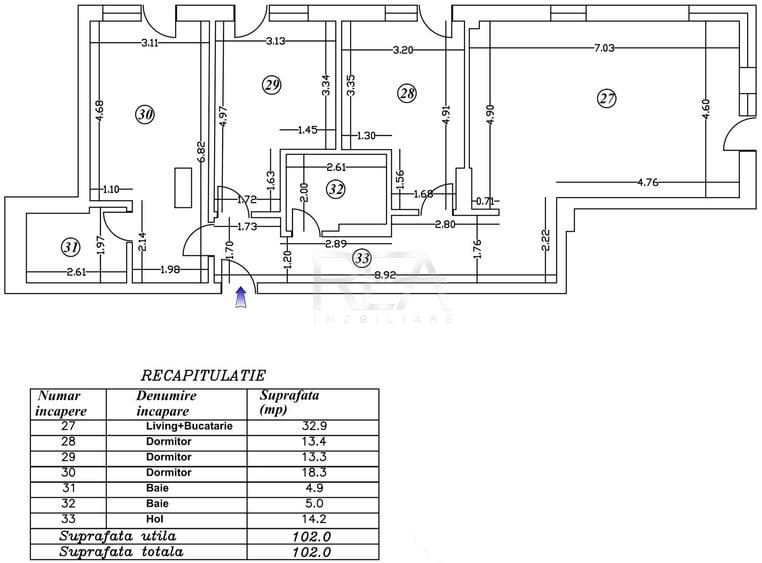 4 camere decomandat cu curte Ultracentral