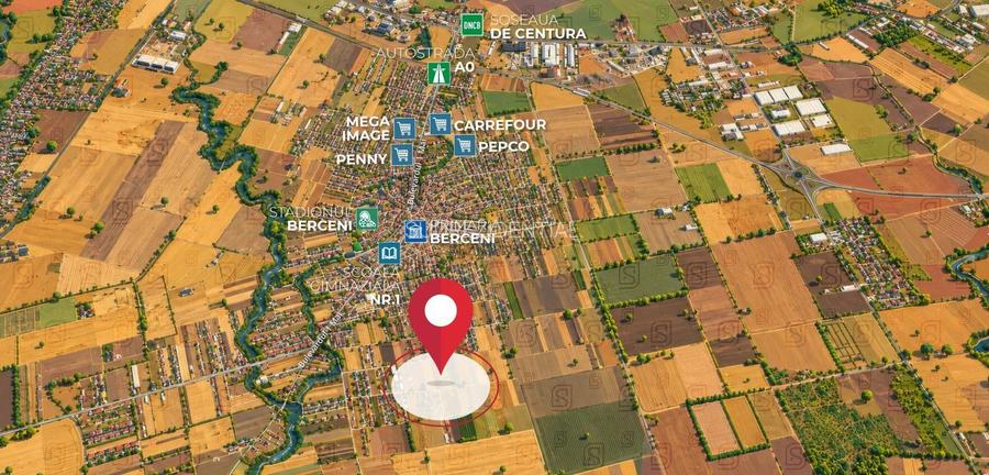 Teren de vanzare, 418 mp - Comuna Berceni, Ilfov - 2