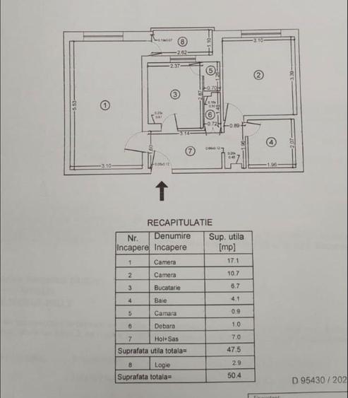 Apartament 2 CAMERE ISTRIEI