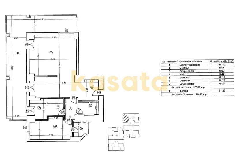 Apartament 3 camere de vânzare | Zona de Nord | Complex Upground - 14