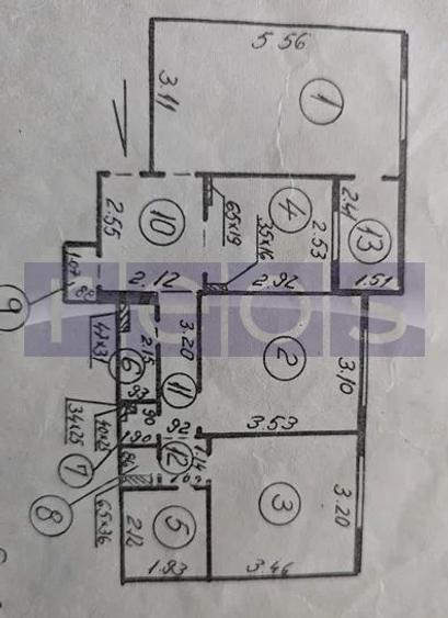 DE VANZARE 3 CAMERE DECOMANDAT | 2 BAI | BLOC REABILITAT | GHENCEA - 1