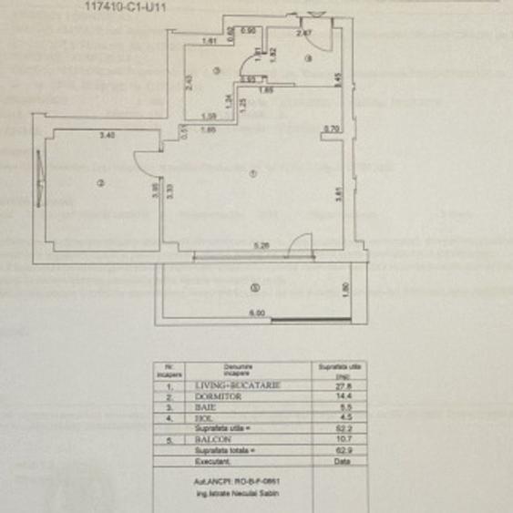 Apartament - 2 camere - decomandat - Pipera / Iancu de Hunedoara
