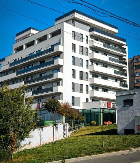 Ap. modern cu 2 dormitoare+living, 2 bai, Garaj. Gheorgheni. Bloc nou.