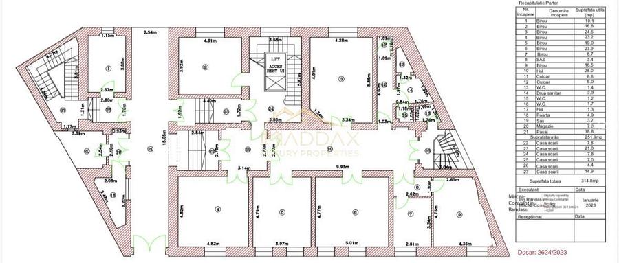 De Vanzare-Central/Cismigiu ~ Spatiu Birouri/Clinica/Centru Infrumusetare - 17