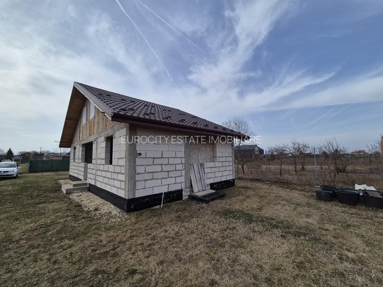 Caciulati, vanzare casa 3 camere la rosu, 400mp. teren - 2