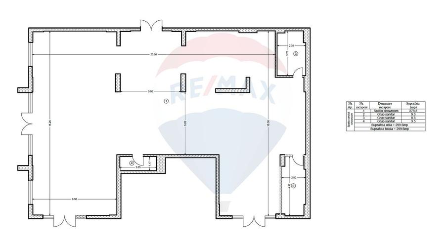 Inchiriere Spatiu Comercial Nou, Parter-Open Space, Str. Postalionului