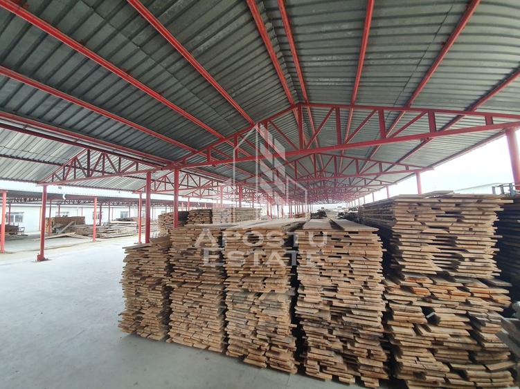 SPATIU INDUSTRIAL cu 3 hale si depozite acoperite