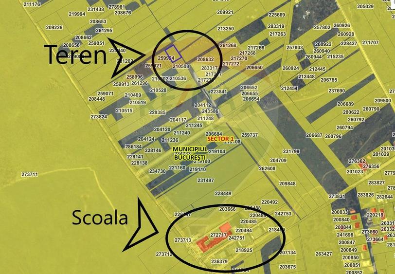 Teren 930 mp Sisesti/Drumul Piscul Mosului