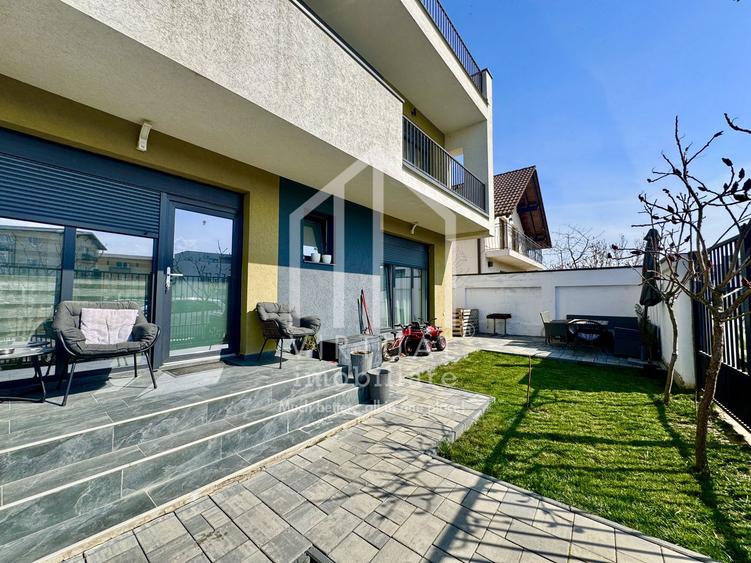 Apartament cu curte, 3 camere, 64mp utili + curte 83mp, Selimbar