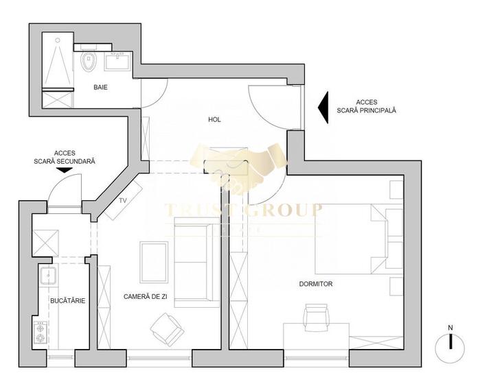 Apartament 2 camere Victoriei | Renovat complet - 8