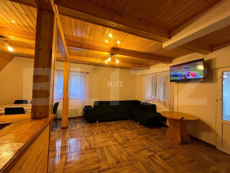 Cabana cu vedere la lac, 1800 mp teren, la Colibita -sau schimb! - 2
