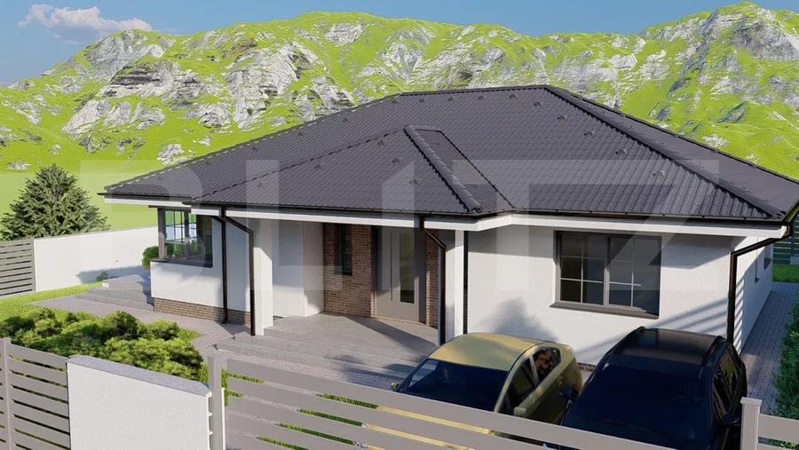 Casă modernă în Livezeni | 154 mp construiți | 2 terase | Zonă liniștită