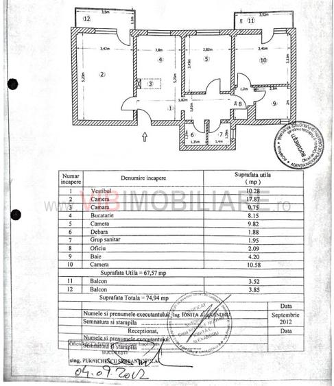 Apartament 3 camere -Militari - decomandat - 9/10 - 1979 - Comision 0 - 19