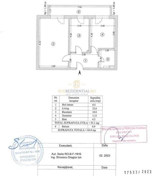 Apartament 2 camere modern, mobilat si utilat lux, 64 mp, rond Metro - 6