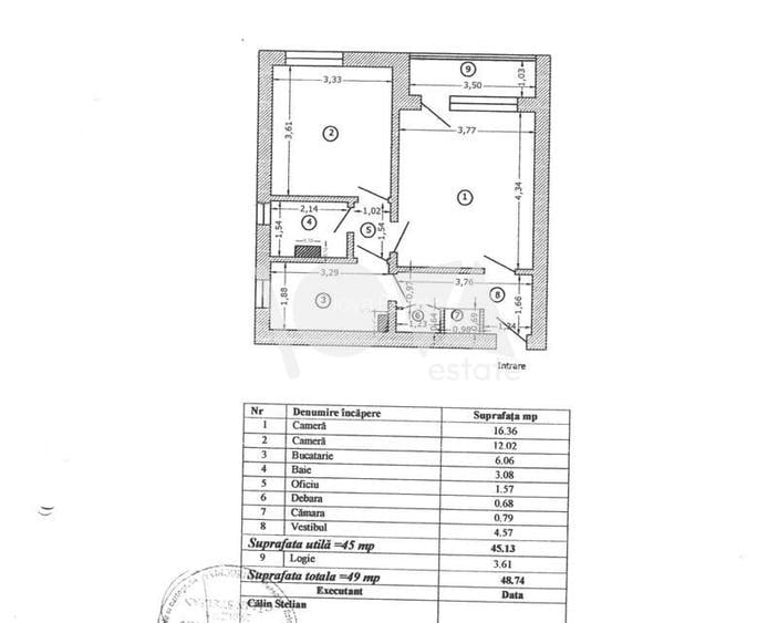 De vânzare: apartament 2 camere - renovat - Favorit - Dr. Taberei