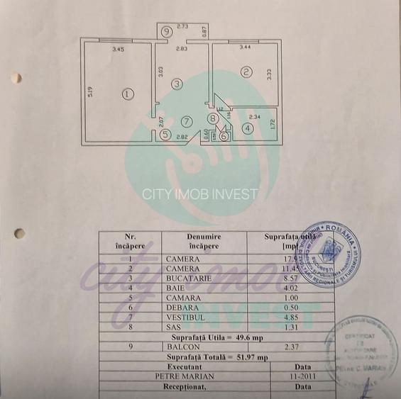 Apartament 2 camere, zona linistita - 14